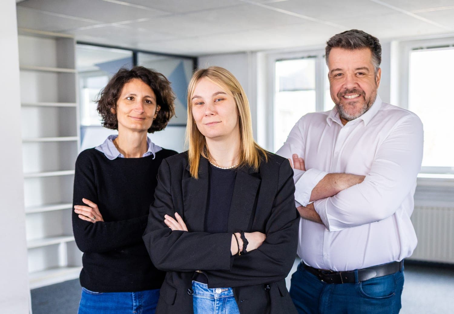 Marie, Claire et Antoine, l'équipe de Keep In Touch RH à Strasbourg